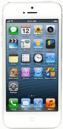 Смартфон Apple iPhone 5 64Gb White & Silver - Урюпинск