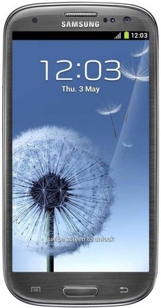 Смартфон Samsung Galaxy S3 GT-I9300 16Gb Titanium grey - Урюпинск